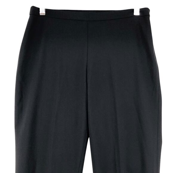 Theory Womens Size 4 Pants Trousers High Waist Wool Lined Stretch Side Zip Black - Picture 2 of 13